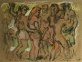 heitzmann 030 19,5x26 pastel sur papier 1950